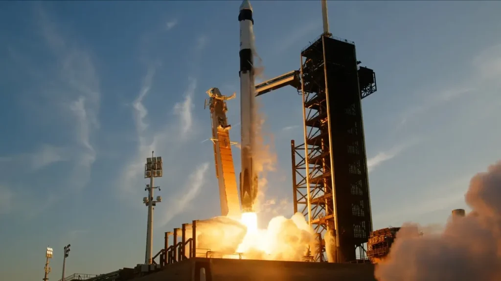 NASA’s SpaceX Crew-10 launches from Kennedy Space Center in Florida on its journey to the International Space Station on Friday, March 14, 2025.