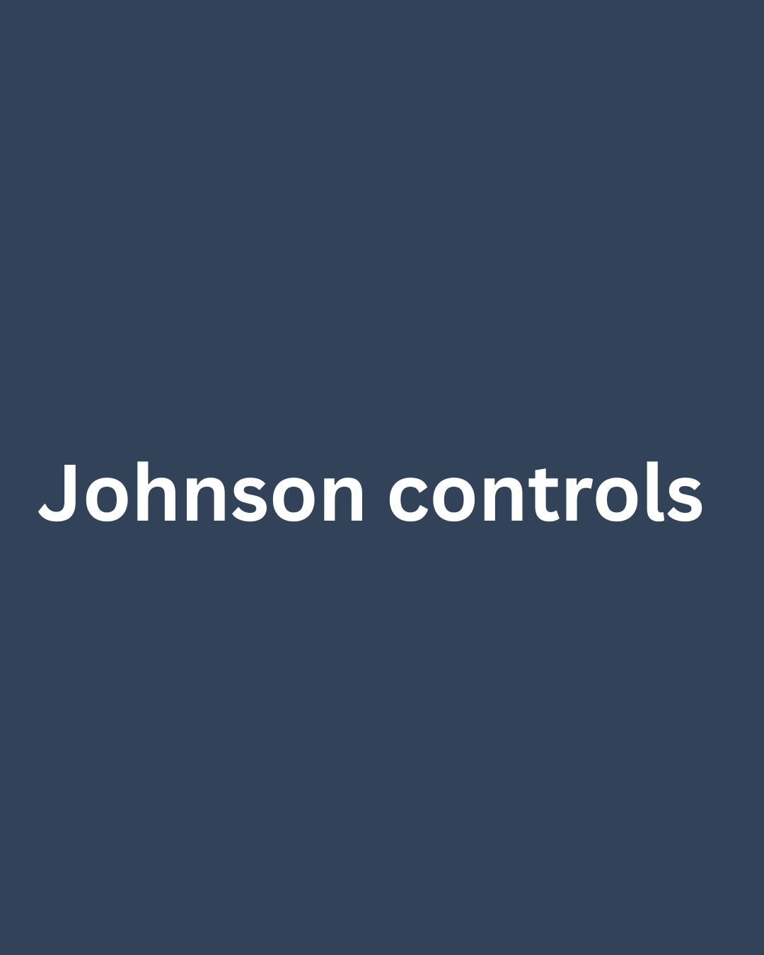 Johnson controls