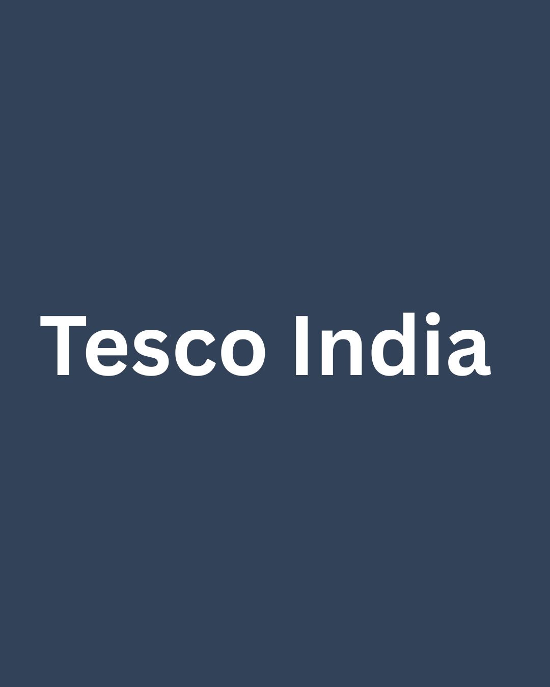 Tesco India 